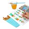 Art Painting Brush Set Assorted 12 Pieces for Acrylic, Watercolor, Gouache, and Hobby Painting